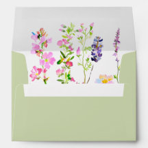 Garten Grüne Wildblumen Hochzeit