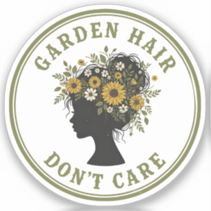 Garten Haar, Egal Aufkleber