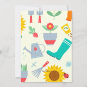 Garten-Halle-Einladung Einladung (Rückseite)