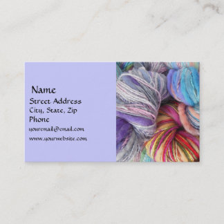 Garten-Hand gesponnene Garn-Visitenkarte Visitenkarte