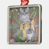 Garten-Helfer Silbernes Ornament (Links)