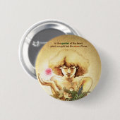 Garten-Herz Button (Vorne & Hinten)