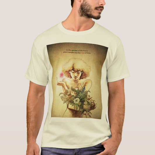 Garten-Herz T-Shirt (Vorderseite)