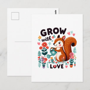 Garten Herzschlag Postkarte