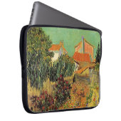 Garten hinter einem Haus. Vincent van Gogh. Laptopschutzhülle (Vorne Rechts)