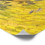 Garten hinter einem Haus. Vincent van Gogh. Poster (Ecke)