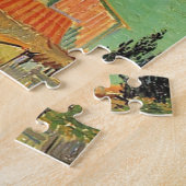 Garten hinter einem Haus. Vincent van Gogh. Puzzle (Seite)