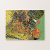 Garten hinter einem Haus. Vincent van Gogh. Puzzle (Horizontal)