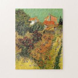 Garten hinter einem Haus. Vincent van Gogh. Puzzle