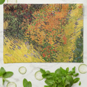 Garten Hinter einem Haus von Vincent van Gogh Geschirrtuch (Gefaltet)
