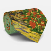 Garten Hinter einem Haus von Vincent van Gogh Krawatte (Gerollt)