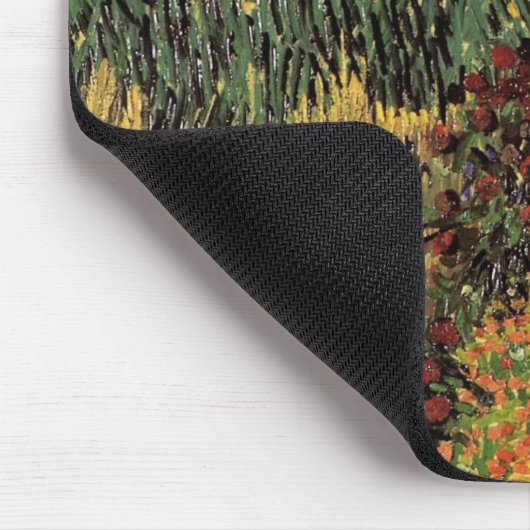 Garten Hinter einem Haus von Vincent van Gogh Mousepad (Ecke)