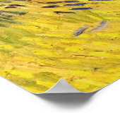 Garten Hinter einem Haus von Vincent van Gogh Poster (Ecke)