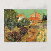 Garten Hinter einem Haus von Vincent van Gogh Postkarte (Vorderseite)
