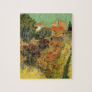 Garten Hinter einem Haus von Vincent van Gogh Puzzle