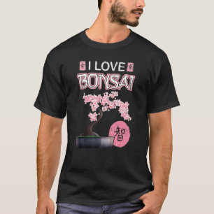 Garten-Hobby Retro-Japanische Kirsche Sakura Bonsa T-Shirt