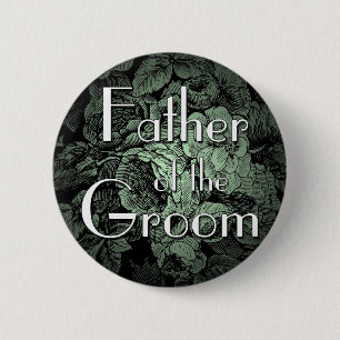 Garten-Hochzeits-Knopf: Vater des Bräutigams Button