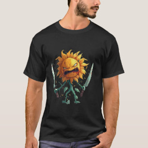 Garten Hof Gangster Sonnenblume Monster Gärtnerei T-Shirt