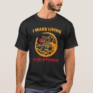 Garten - I Make Living Skulpturen - Friede - Garte T-Shirt