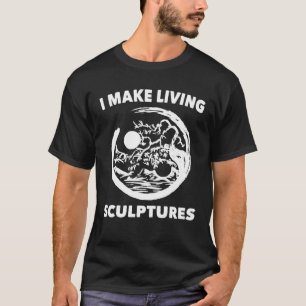 Garten - I Make Living Skulpturen - Friede - Garte T-Shirt