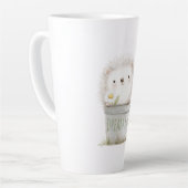 Garten-Igel mit Gänseblümchen Geburtstag Milchtasse (Linke Ecke)