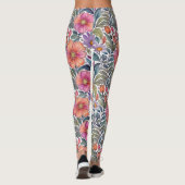 Garten im Freien - Blumenmuster 2 - Leggings (Rückseite)