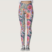 Garten im Freien - Blumenmuster 2 - Leggings (Vorderseite)