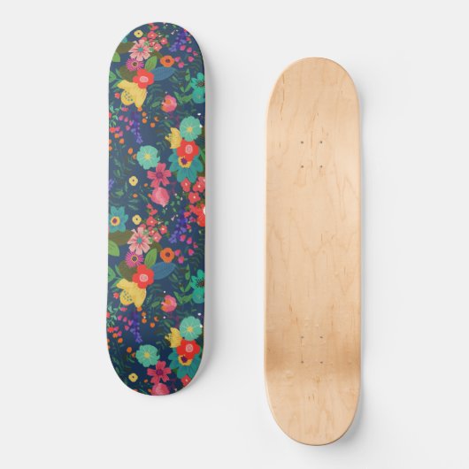 Garten im Frühling Blossom Skateboard (Vorderseite)
