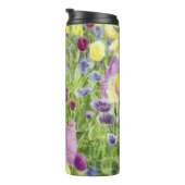 Garten im Frühling Thermosbecher (Nach rechts gedreht)