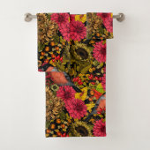 Garten im Herbst 2 Badhandtuch Set (Insitu)