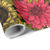 Garten im Herbst 2 Geschenkpapier (Rolleneckpunkt)