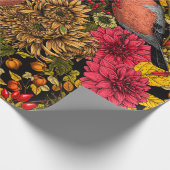 Garten im Herbst 2 Geschenkpapier (Ecke)