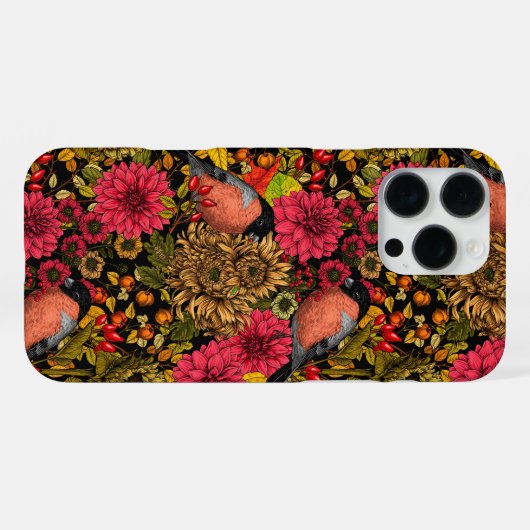 Garten im Herbst 2 iPhone Hülle (Rückseite (Horizontal))