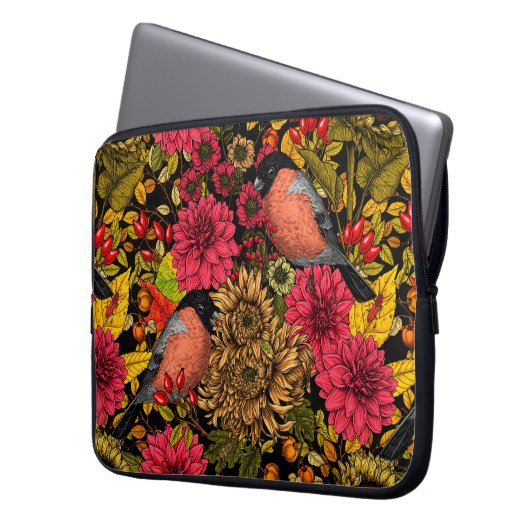 Garten im Herbst 2 Laptopschutzhülle (Vorderseite Links)