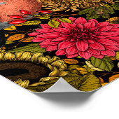 Garten im Herbst 2 Poster (Ecke)