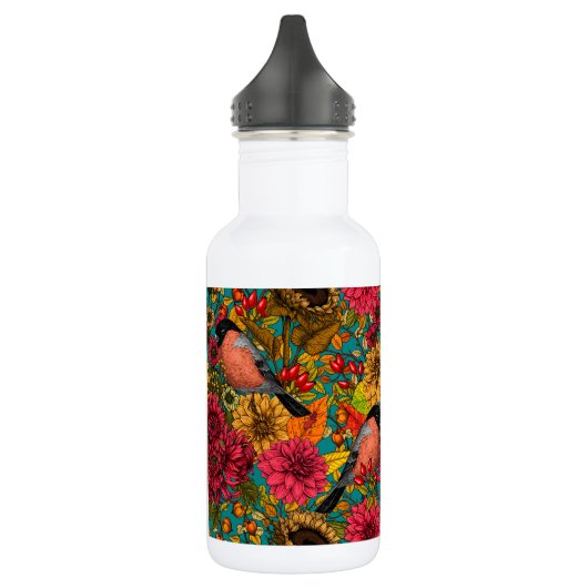 Garten im Herbst 3 Edelstahlflasche (Links)