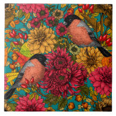 Garten im Herbst 3 Fliese (Vorderseite)