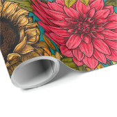 Garten im Herbst 3 Geschenkpapier (Rolleneckpunkt)