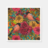 Garten im Herbst 3 Serviette (Vorderseite)