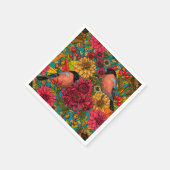 Garten im Herbst 3 Serviette (Ecke)