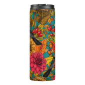 Garten im Herbst 3 Thermosbecher (Rückseite)