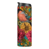 Garten im Herbst 3 Thermosbecher (Nach rechts gedreht)