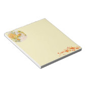 Garten im Herbst Notizblock (angewinkelt)