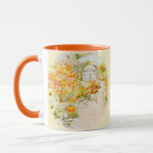 Garten im Herbst Tasse