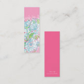 Garten im Lesezeichen meines Souls Mini Visitenkarte (Vorne/Hinten)