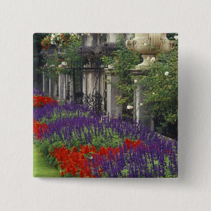 Garten im Mirabell-Palais, Salzburg, Österreich Button