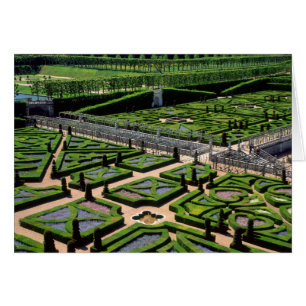 Garten im Schloss Villandry, Indre-et-Loire,