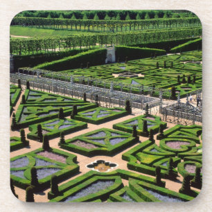 Garten im Schloss Villandry, Indre-et-Loire, Getränkeuntersetzer
