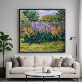 Garten - Impressionistische Art Poster