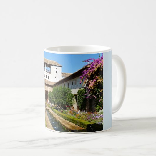 Garten in Alhambra Kaffeetasse (VorderseiteRechts)